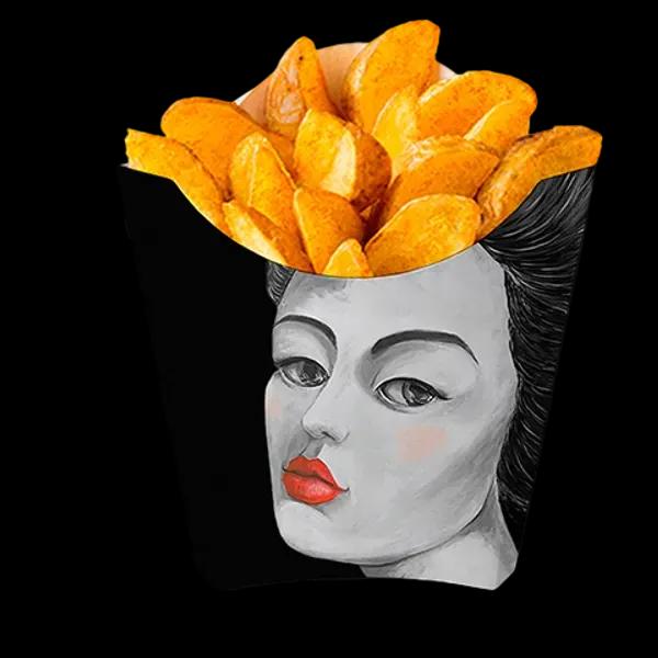 Картофель по-крестьянски с кетчупом